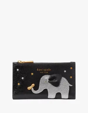 Ellie Embellished Small Slim Bifold Wallet