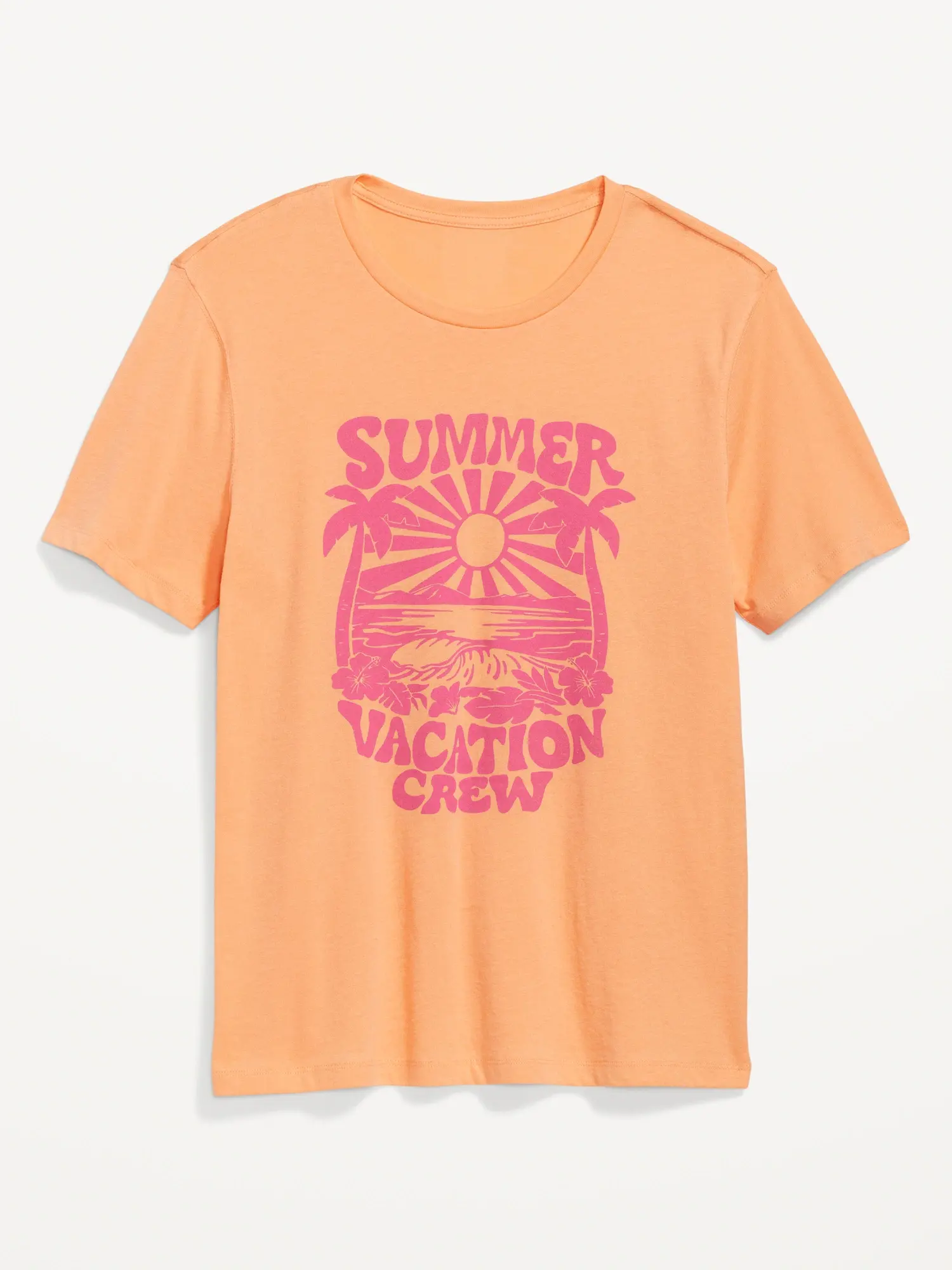 Old Navy Matching Graphic T-Shirt for Men orange. 1