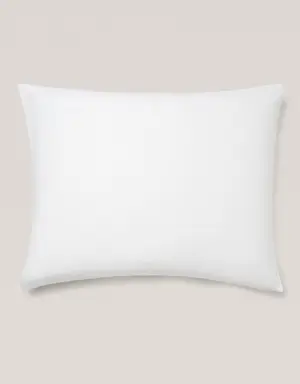 Textured cotton cushion cover 70x90cm
