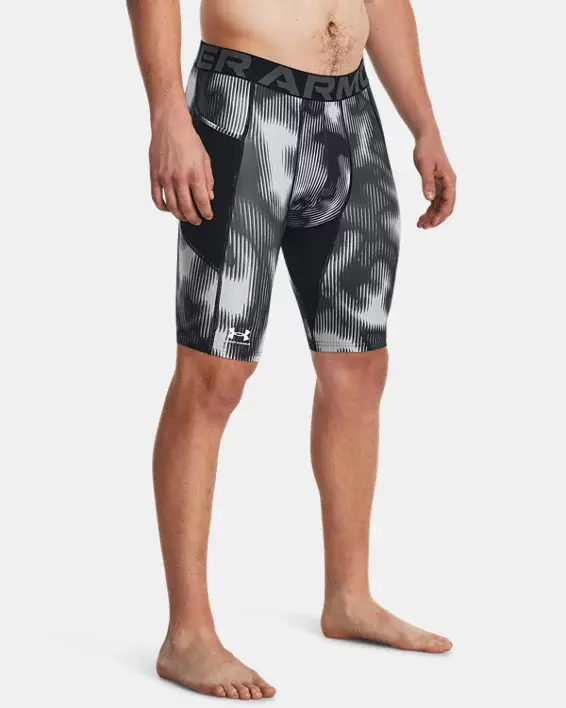 Under Armour Men's HeatGear® Printed Long Shorts. 1