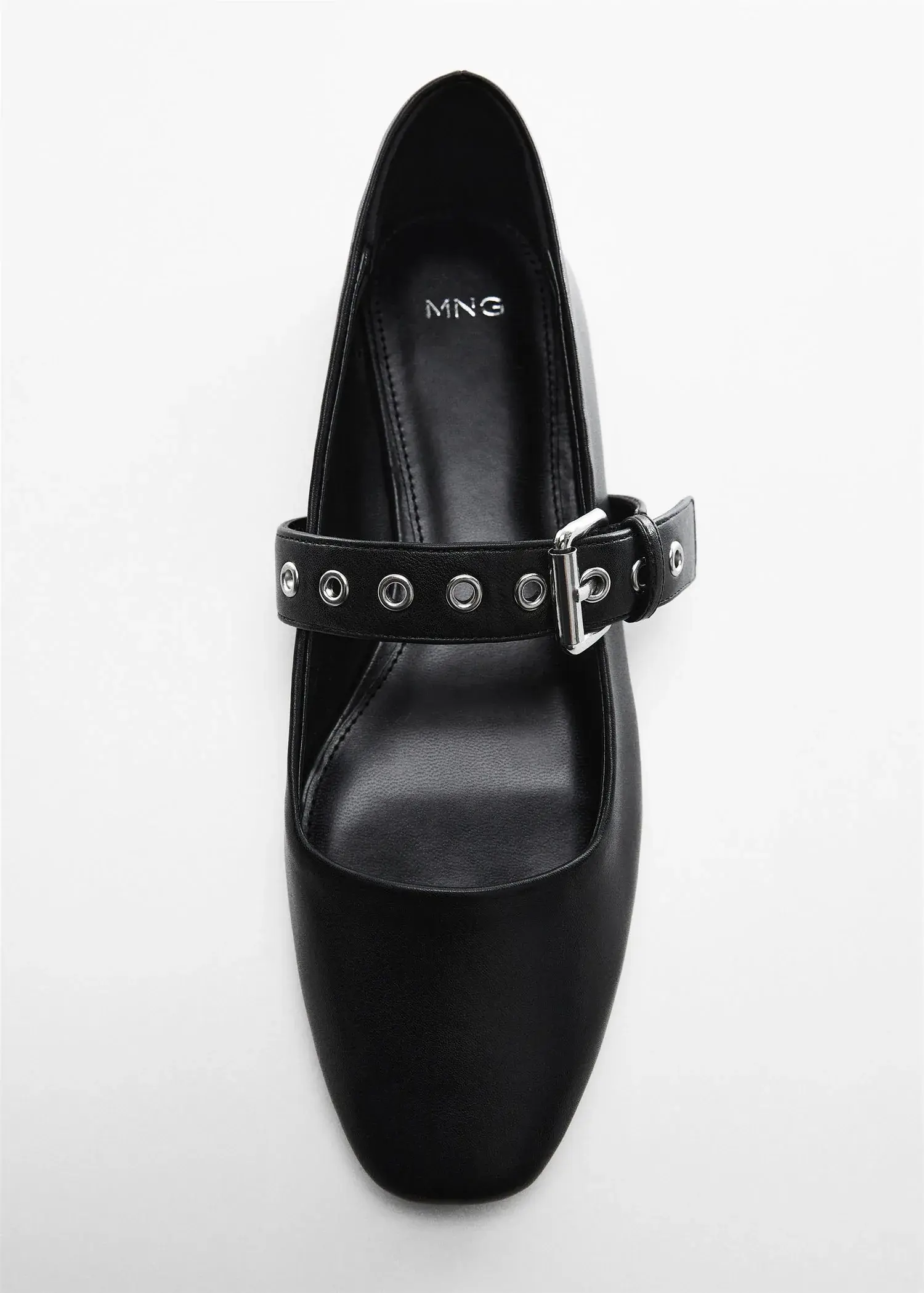 Mango Studded buckle shoes. 1