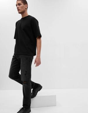 Everyday Slim Jeans in GapFlex black
