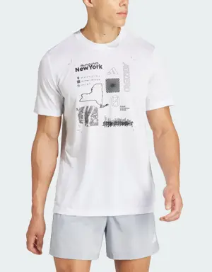 Playera Running Adizero City Series Graphic