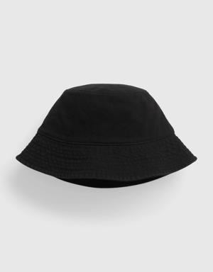 100% Organic Cotton Bucket Hat black