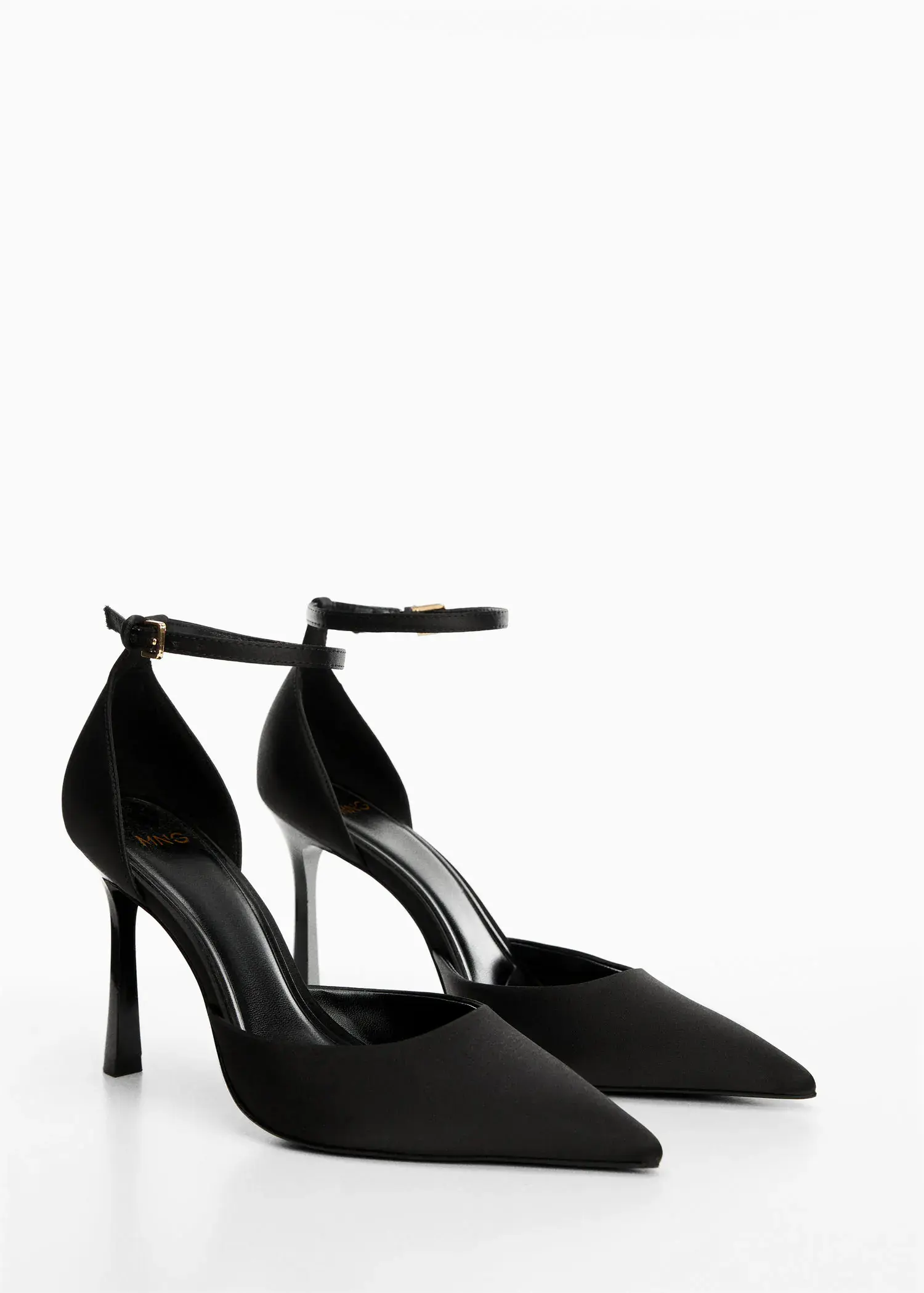 Mango Ankle-cuff heel shoes. 1