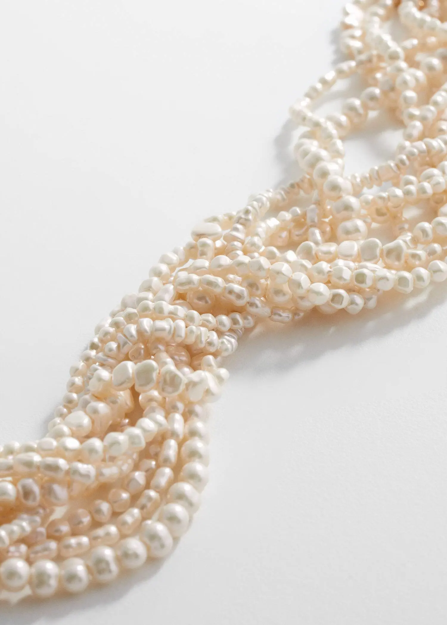 Mango Multiple-strand pearl necklace. 2