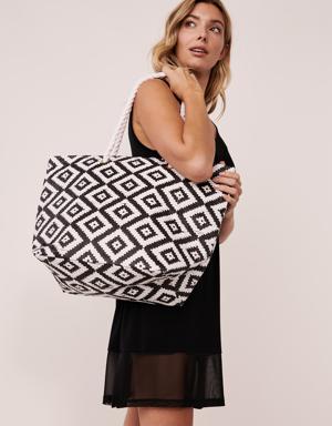 Losange Print Bag