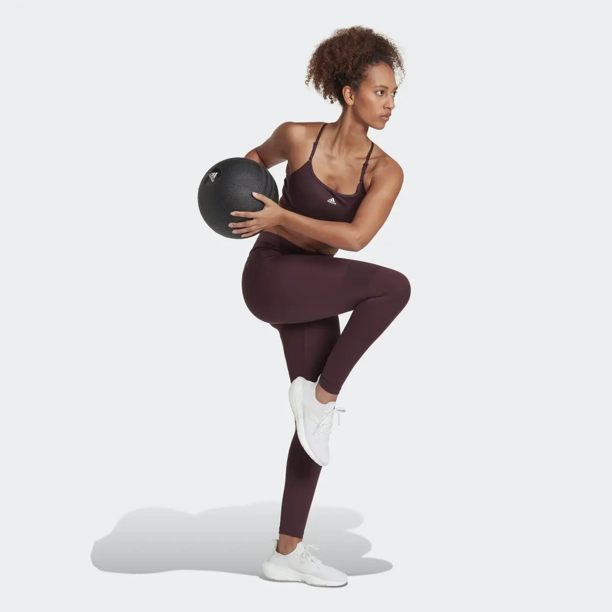 Adidas Training Essentials High-Waisted 7/8 Leggings. 3