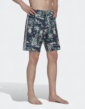 Seasonal Floral Beach Tech Shorts