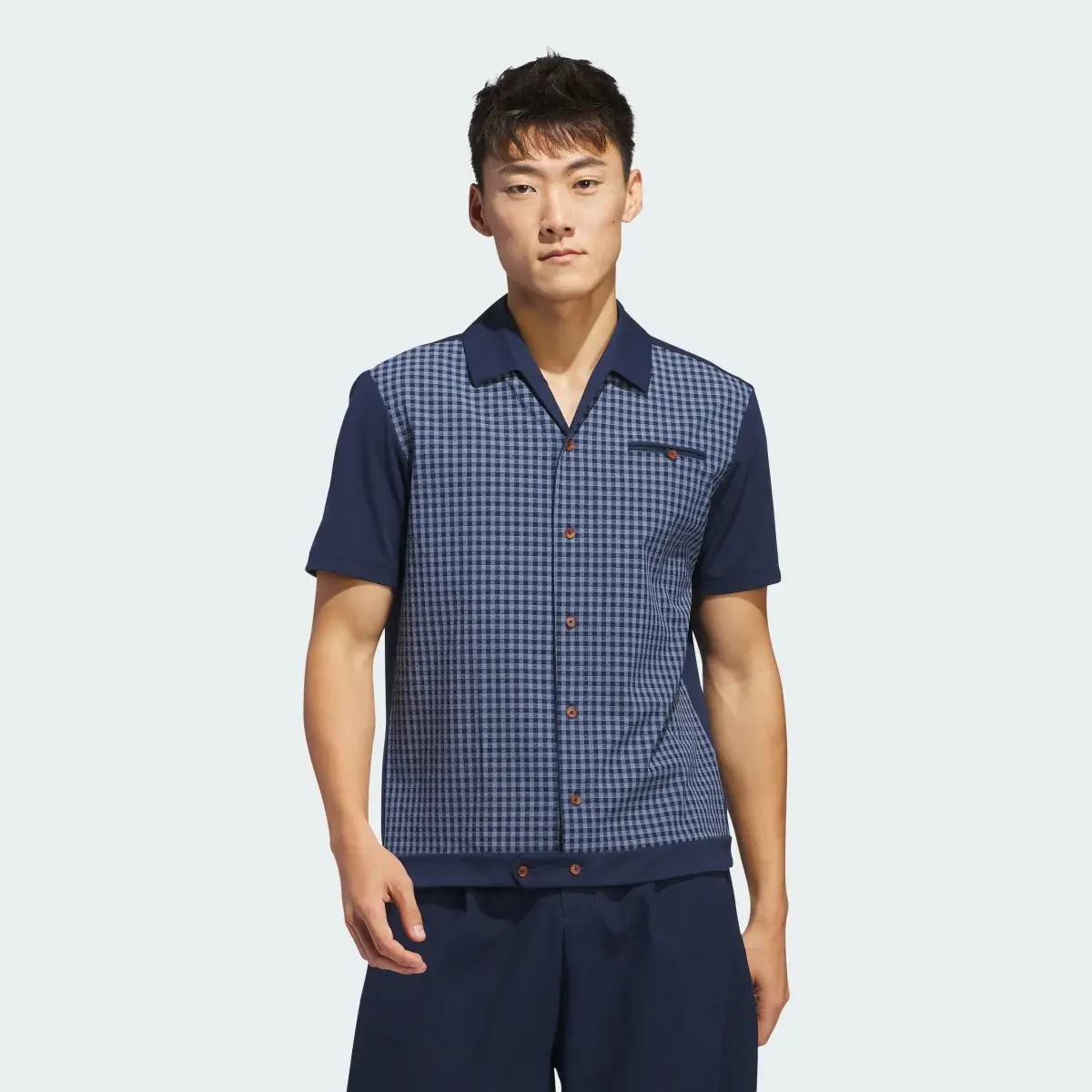 Adidas x Malbon Button Polo Shirt. 2