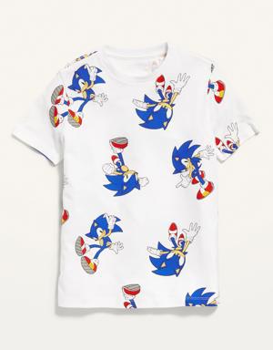 Sonic The Hedgehog™ Gender-Neutral Graphic T-Shirt for Kids white