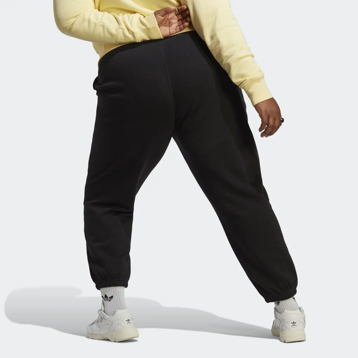 Adidas Essentials Fleece Joggers (Plus Size). 2