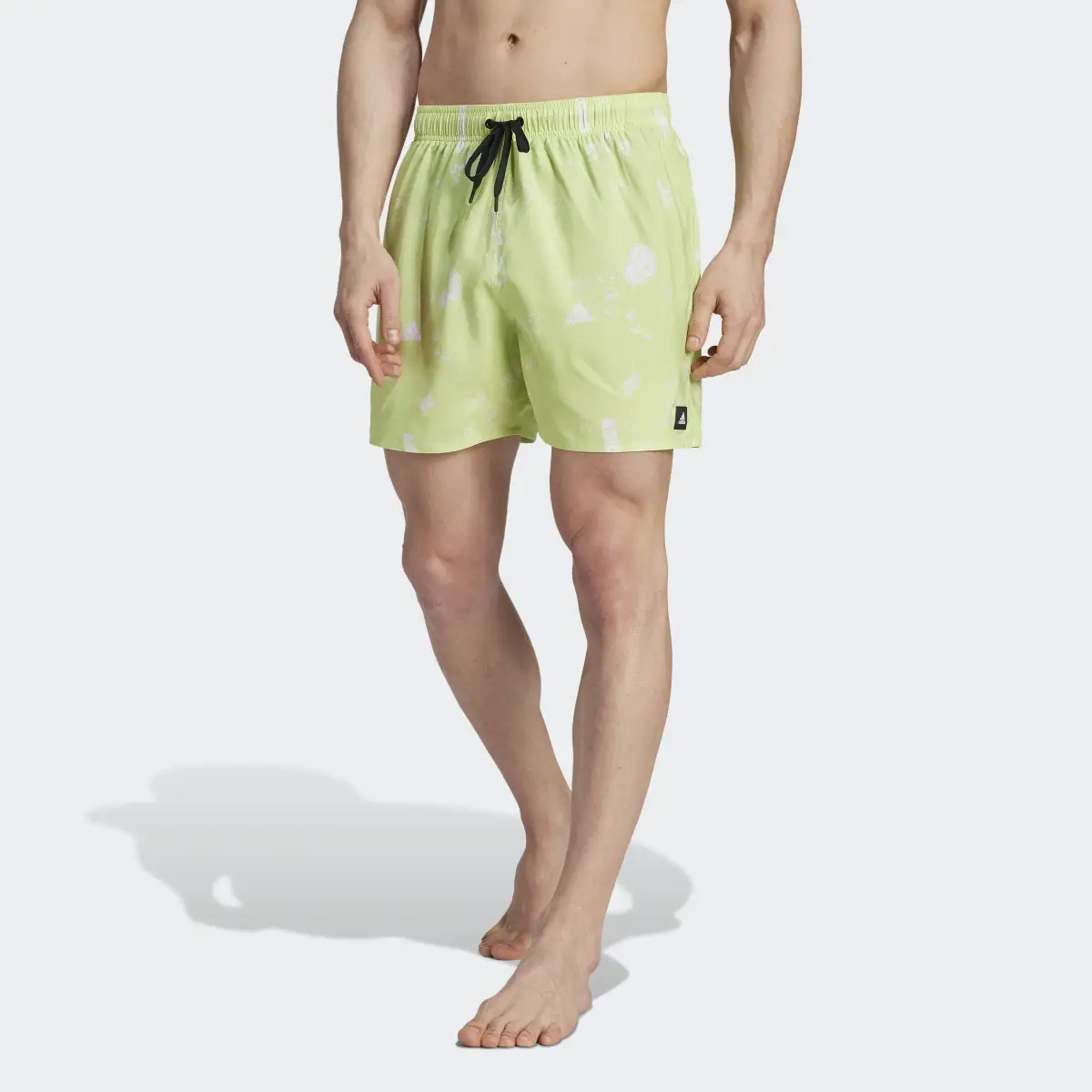Adidas Brand Love CLX Short-Length Swim Shorts. 1