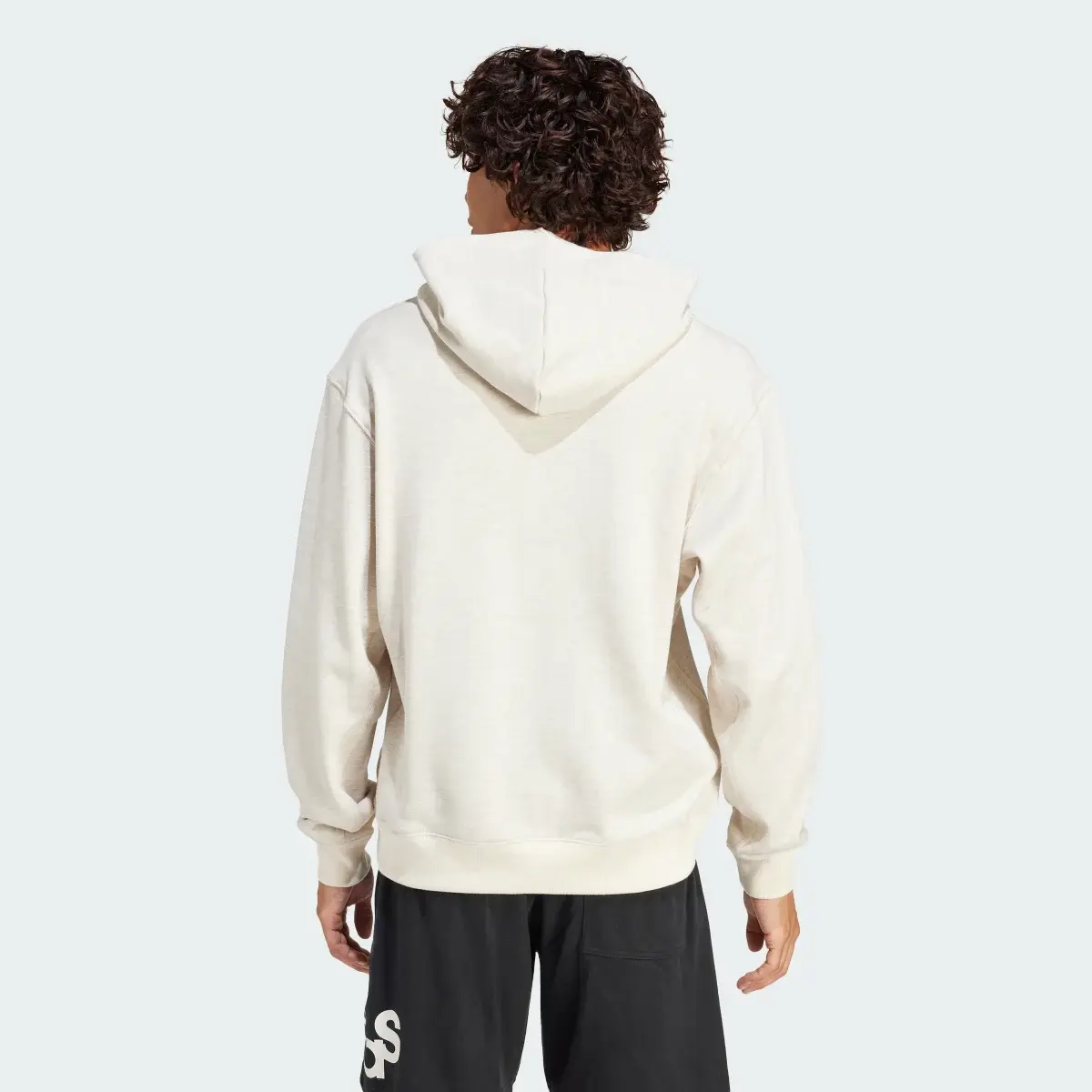 Adidas Lounge French Terry Colored Mélange Hoodie. 3