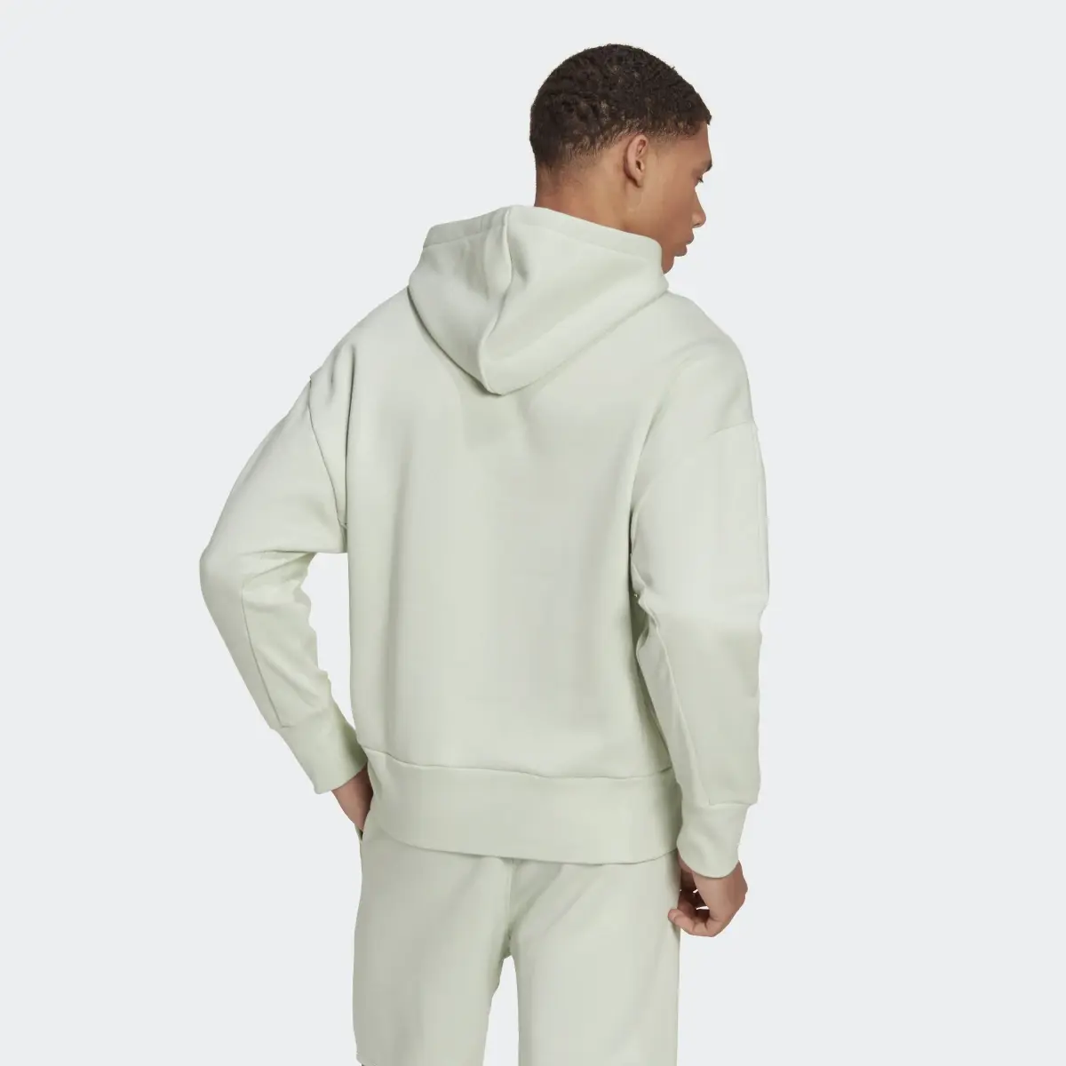 Adidas Studio Lounge Fleece Hoodie. 3