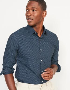 Slim-Fit Pro Signature Performance Dress Shirt for Men blue