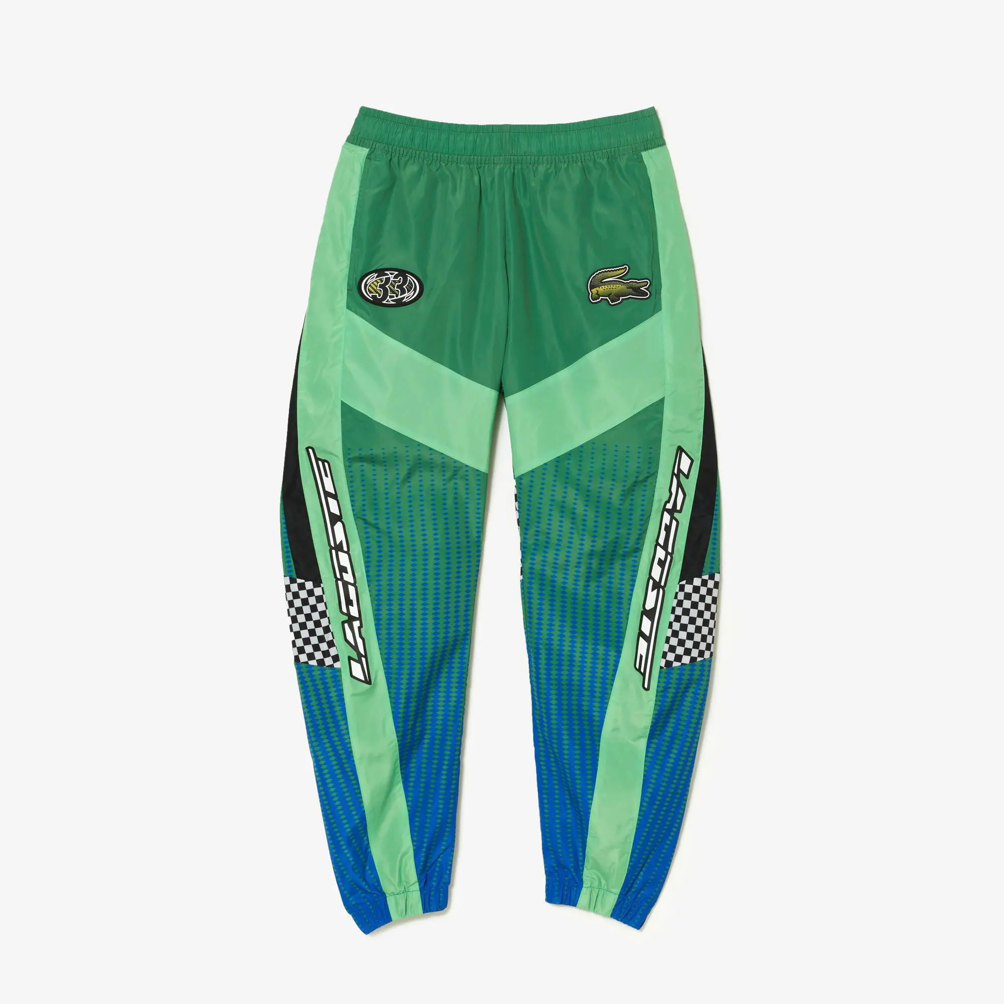 Lacoste Pantalon de survêtement homme Lacoste dégradé et imprimé damier. 2 Lacoste Pantalon de survêtement homme Lacoste dégradé et imprimé damier. 2
