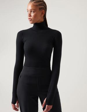 Foresthill Ascent Seamless Turtleneck black