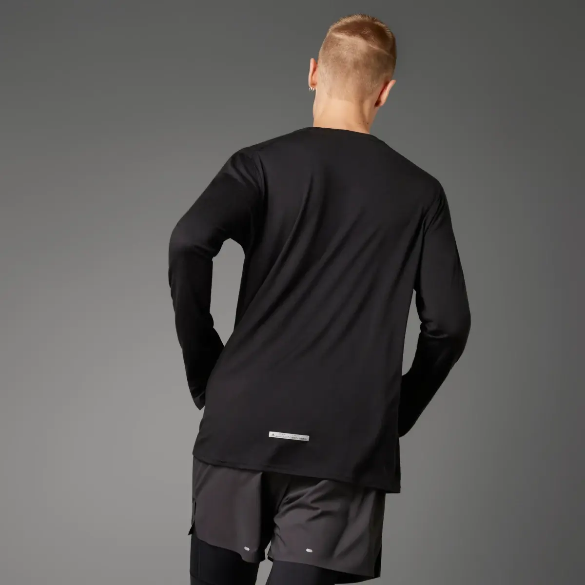 Adidas Ultimate Running Conquer the Elements Merino Long Sleeve Shirt. 2