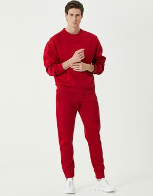Kırmızı Logolu Sweatshirt