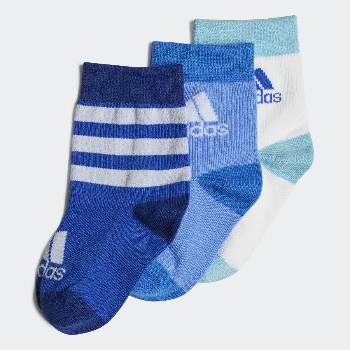 Adidas Socquettes graphiques (3 paires). 2