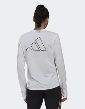 Adidas Run Icons Running Long-Sleeve Top. 3 Adidas Run Icons Running Long-Sleeve Top. 3
