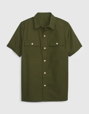 Kids Utility Shirt green
