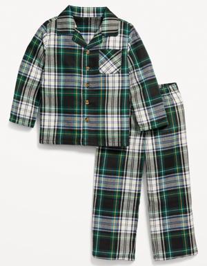 Unisex Matching Print Pajama Set for Toddler & Baby multi