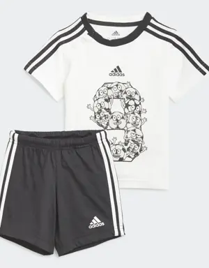 Adidas Lil 3-Stripes Sporty Summer Set. 2 Adidas Lil 3-Stripes Sporty Summer Set. 2