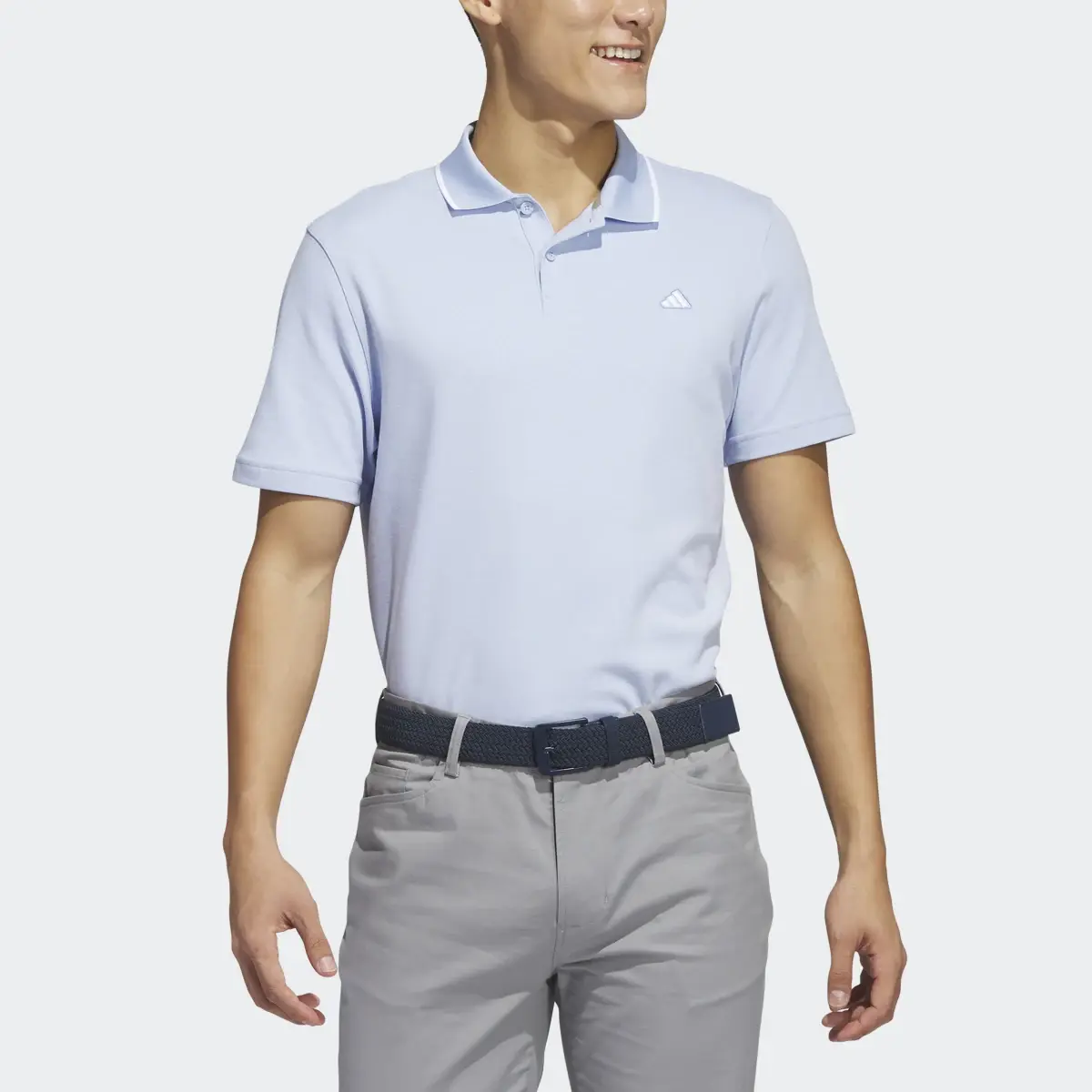 Adidas Go-To Piqué Golf Polo Shirt. 1
