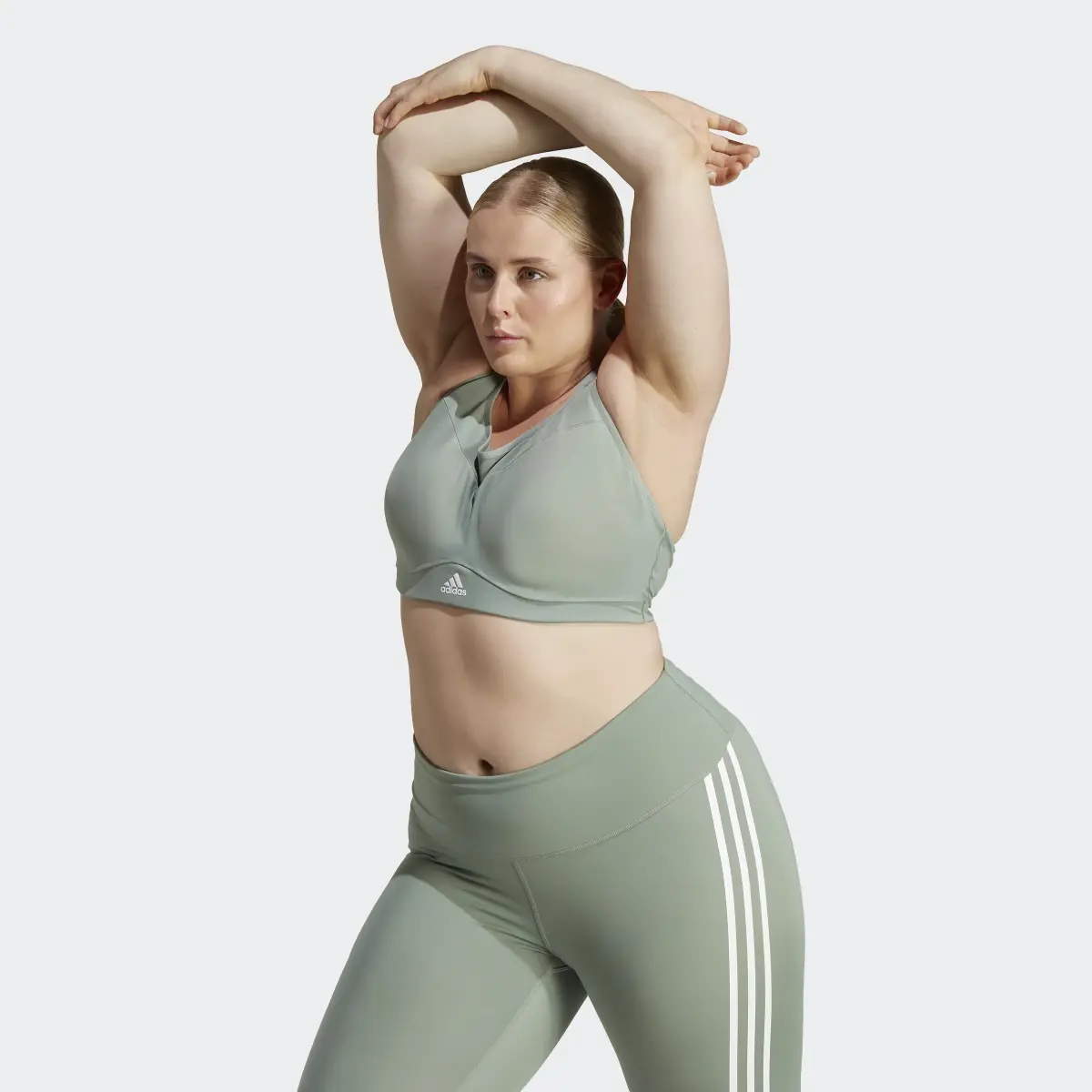 Adidas TLRD Impact Training High-Support Bra (Plus Size). 2