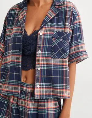 Flannel Pajama Shirt