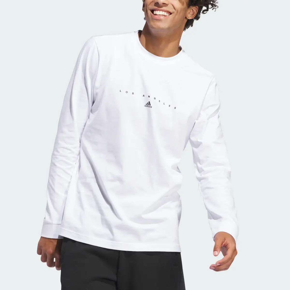 Adidas LA Graphic Long Sleeve Tee. 1