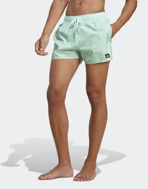 Adidas Logo Print CLX Swim Shorts