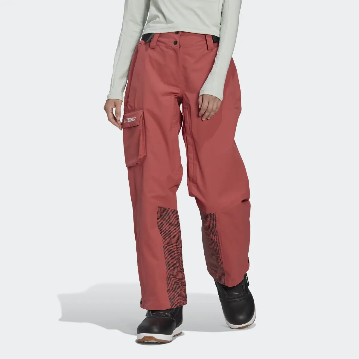 Adidas TERREX 3L POST-CONSUMER NYLON SNOW PANTS. 1