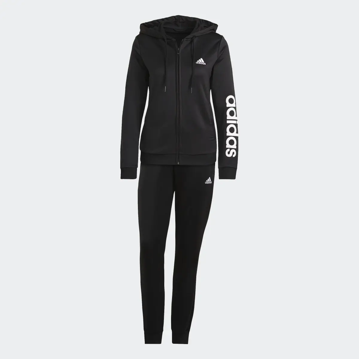 Adidas Essentials Logo French Terry Track Suit. 1
