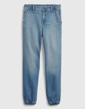 Gap Kids Denim Joggers blue