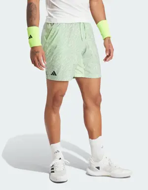 Adidas Short de tennis ergonomique imprimé HEAT.RDY Pro 17,8 cm. 3