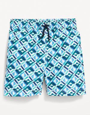 Old Navy Printed Swim Trunks for Toddler & Baby blue