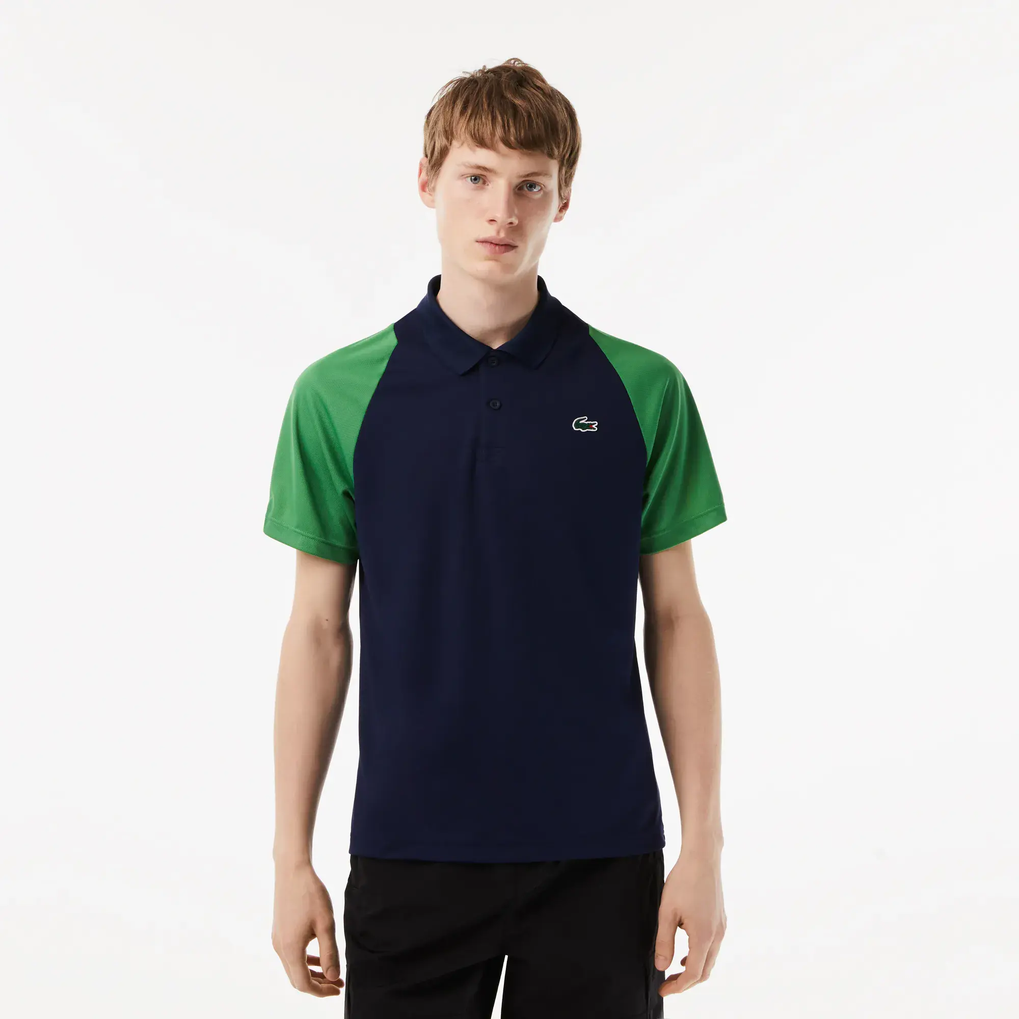 Lacoste Men’s Tennis Recycled Polyester Polo Shirt. 1
