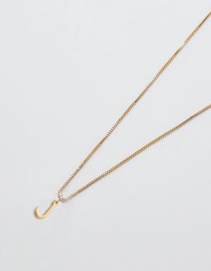 Gold Dainty Initial Necklace multi