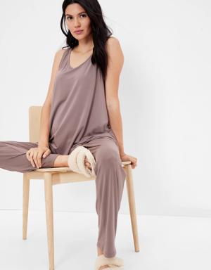 Gap Maternity Modal Cooling PJ Tank Top brown