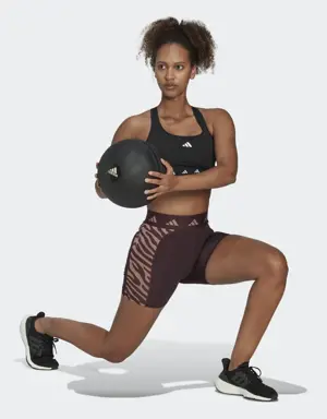Adidas Mallas cortas Hyperglam Techfit Zebra High-Waisted. 3 Adidas Mallas cortas Hyperglam Techfit Zebra High-Waisted. 3