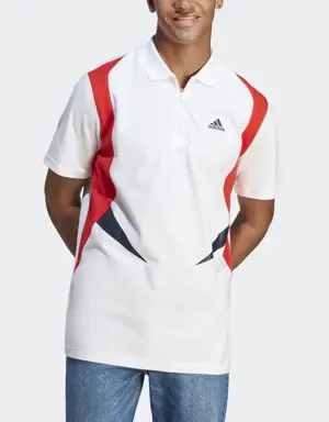 Adidas Colourblock Polo Shirt Tee