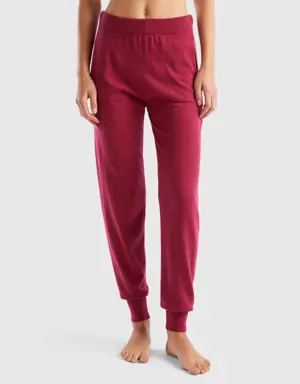 trousers in cashmere blend