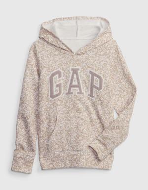 Gap Logo Çiçek Desenli Havlu Kumaş Sweatshirt