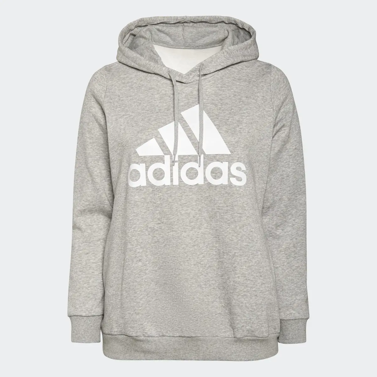 Adidas Essentials Logo Fleece Hoodie (Plus Size). 1