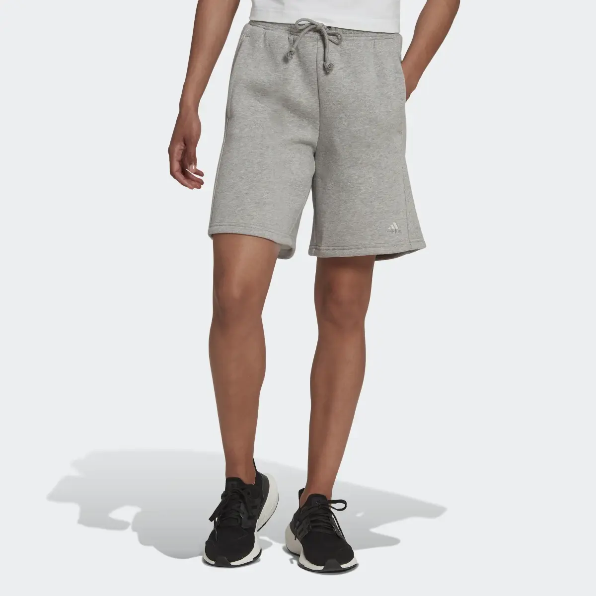 Adidas ALL SZN Fleece Shorts. 1