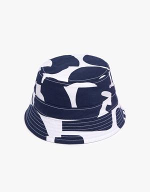 Unisex Heritage Reversible Print Or Solid Cotton Bucket Hat