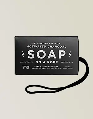 Exfoliating Charcoal Soap On A Rope 266ml